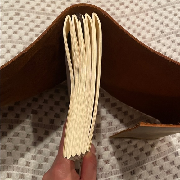 NWT Sovereign Brown Leather Travelers Journal Set with Pen - Picture 11 of 16